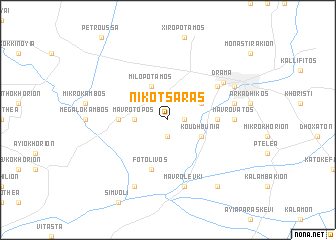 map of Nikotsáras