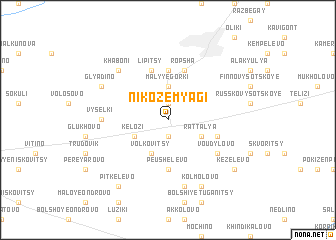 map of Nikozemyagi