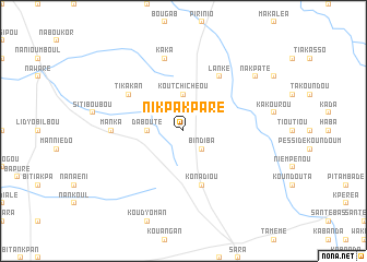 map of Nikpakparé