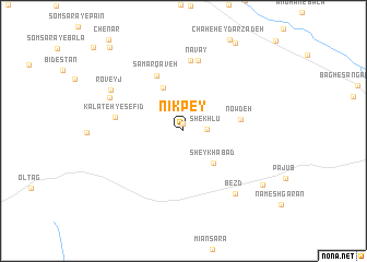 map of Nīk Pey