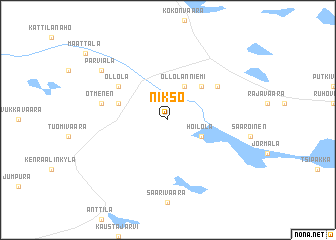 map of Nikso