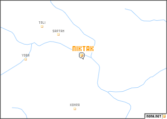 map of Niktak