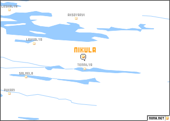 map of Nikula