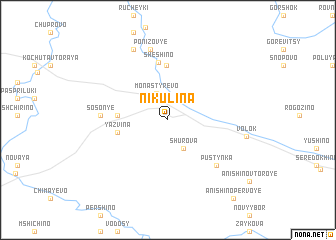 map of Nikulina