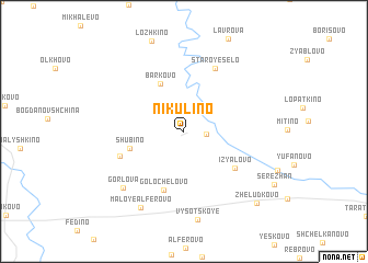 map of Nikulino