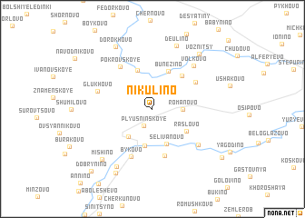 map of Nikulino