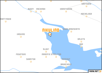 map of Nikulino