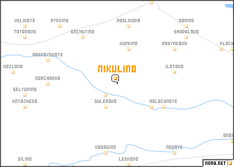 map of Nikulino