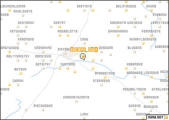 map of Nikulino