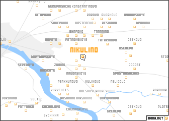 map of Nikulino