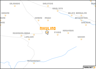 map of Nikulino