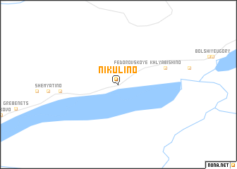 map of Nikulino