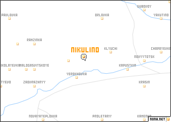 map of Nikulino