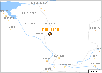 map of Nikulino