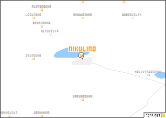 map of Nikulino
