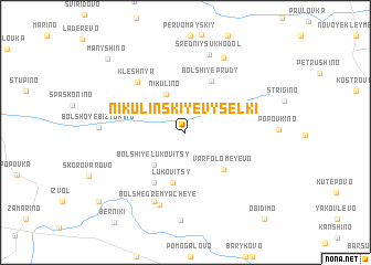 map of Nikulinskiye Vyselki