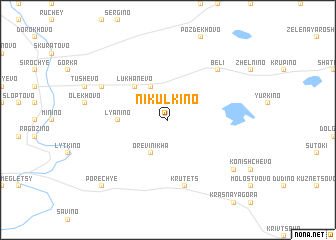 map of Nikulkino