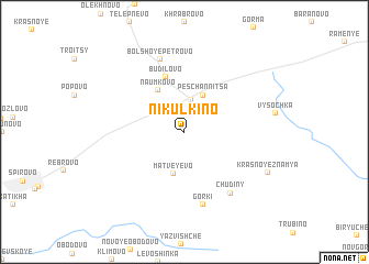 map of Nikulkino