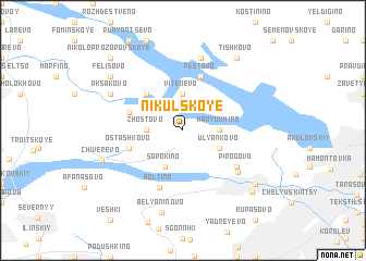 map of Nikul\