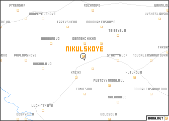 map of Nikul\