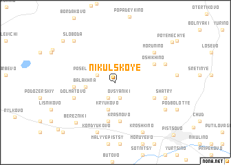 map of Nikul\