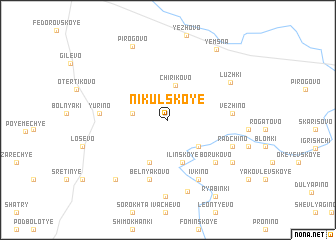 map of Nikul\