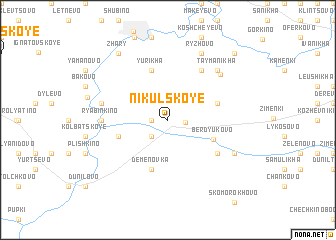 map of Nikul\