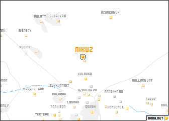 map of Nikuz