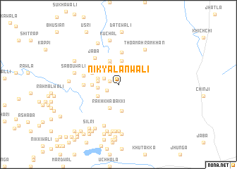 map of Nikyālanwāli