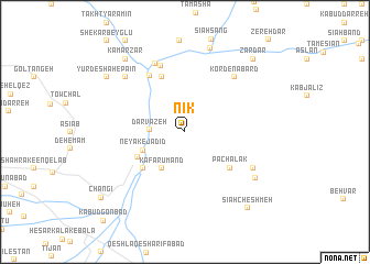 map of Nīk