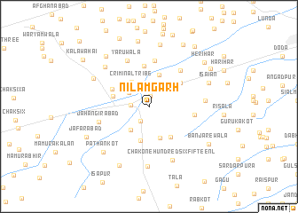 map of Nilāmgarh