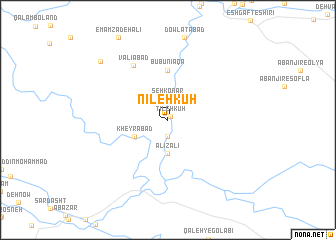 map of Nīleh Kūh