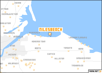 map of Niles Beach