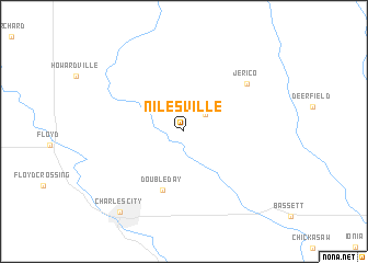 map of Nilesville