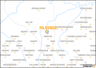 map of Nilévogo