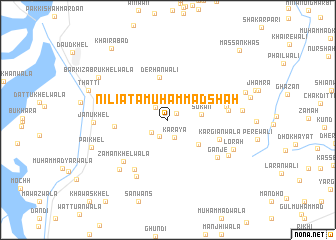 map of Nīli Ata Muhammad Shāh