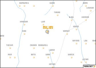 map of Niliri