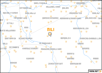 map of Nīlī