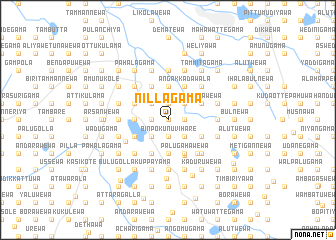 map of Nillagama