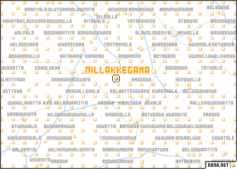 map of Nillakkegama