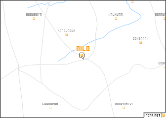 map of Nilo