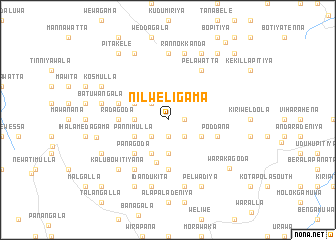 map of Nilweligama