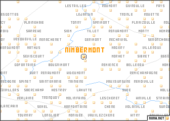 map of Nimbermont