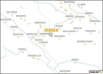 map of Nīm Deh