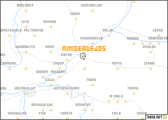 map of Nimigea de Jos