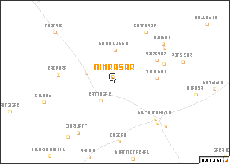 map of Nimrāsar