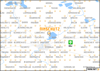 map of Nimschütz