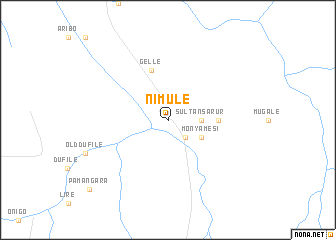 map of Nimule