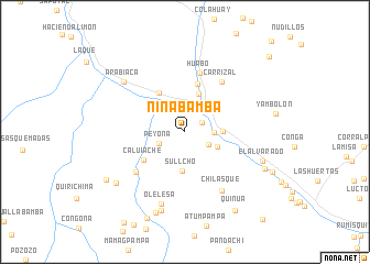 map of Ninabamba