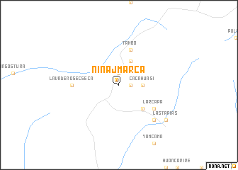 map of Ninajmarca